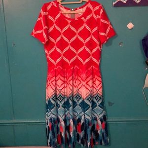 LuLaRoe Amelia Dress XL